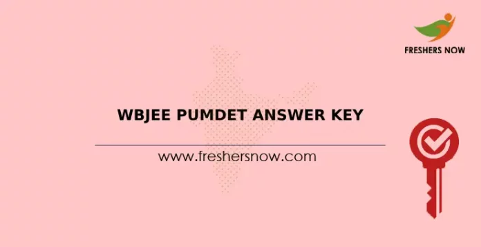 WBJEE PUMDET Answer Key