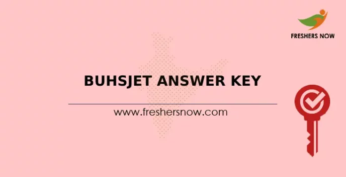 BUHSJET Answer Key