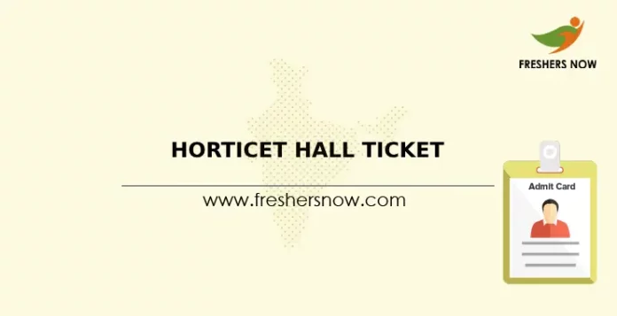 HORTICET Hall Ticket