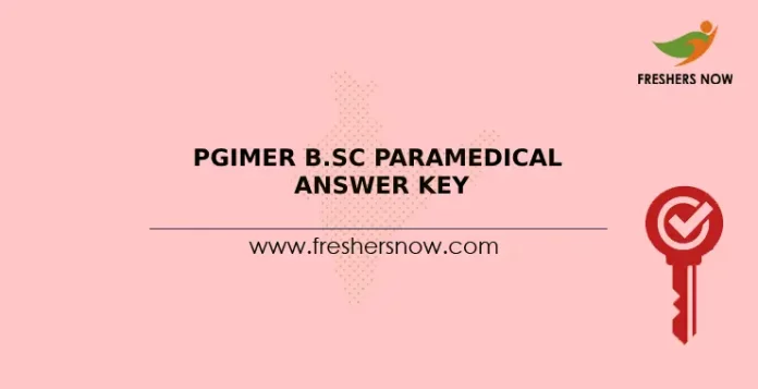 PGIMER B.Sc Paramedical Answer Key