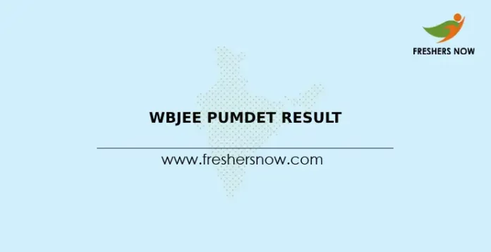 WBJEE PUMDET Result