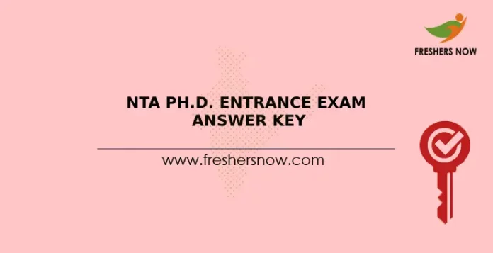 NTA Ph.D. Entrance Exam Answer Key