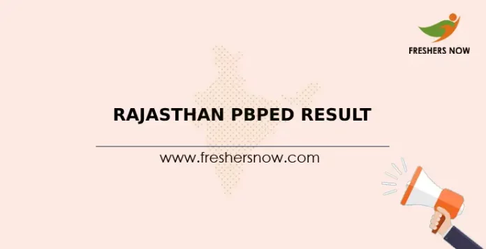 Rajasthan PBPED Result