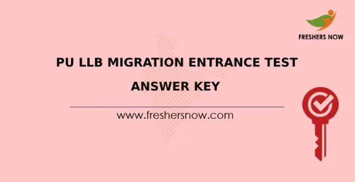 PU LLB Migration Entrance Test Answer Key