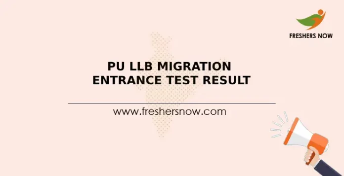 PU LLB Migration Entrance Test Result