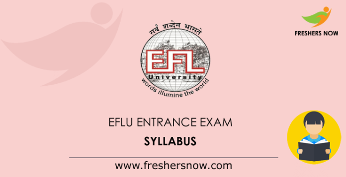 EFLU-Entrance-Exam-Syllabus