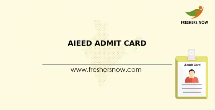 AIEED Admit Card