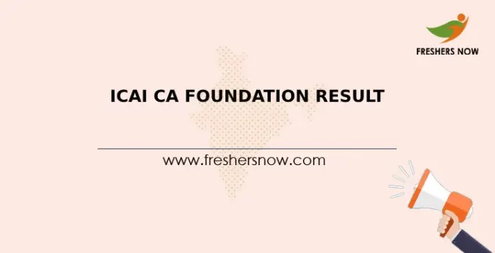 ICAI CA Foundation Result