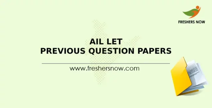 AIL LET Previous Question Papers