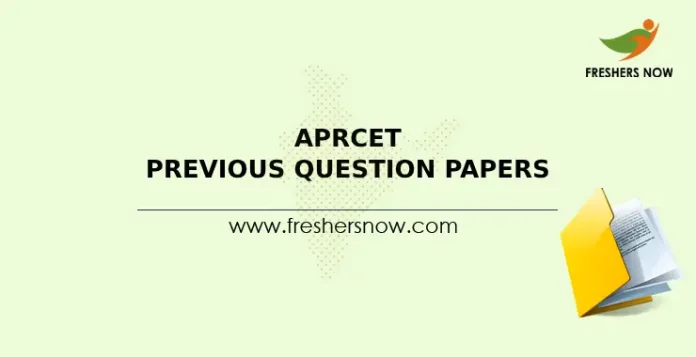 APRCET Previous Year Question Papers