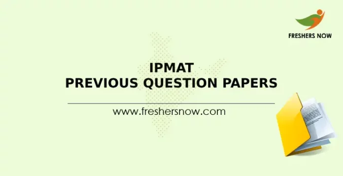 IPMAT Previous Question Papers