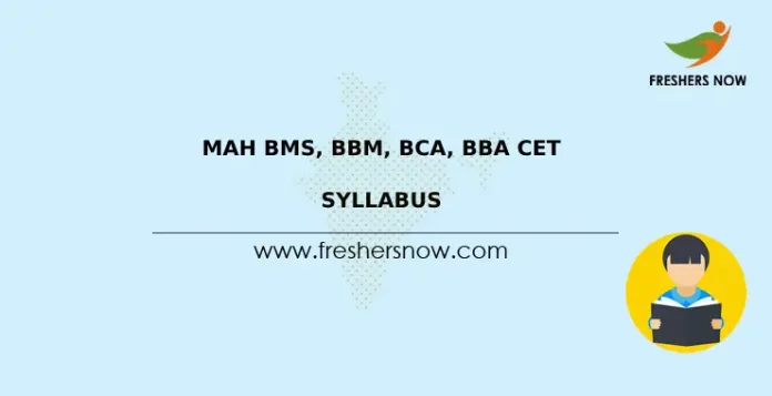 MAH BMS, BBM, BCA, BBA CET Syllabus